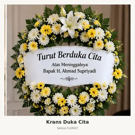 Krans Bunga Duka Cikole